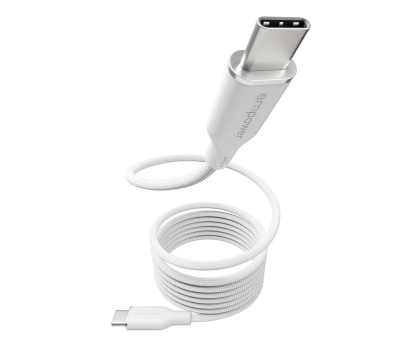 Kabel PanzerGlass empower Magnetic 240W USB-C 1,5m Silver White